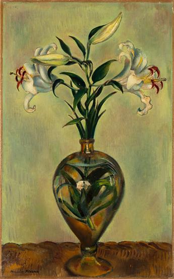 MAURICE STERNE Still Life with Lilies.